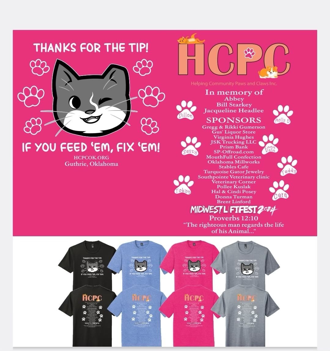 HCPC Cotton/Poly shirt