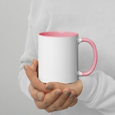 420 Alpaca - White/Pink Ceramic Mug