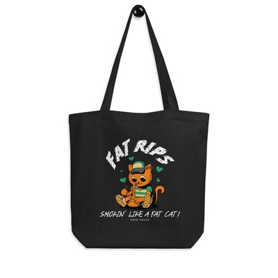 FAT RIPS CAT - Eco Tote Bag