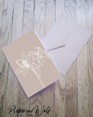 Flower Cards Rust Stationery Floral Art Cottagecore Blank Card Set With Envelopes Stationary Poppy Lillie Sunflower Wild Flower California