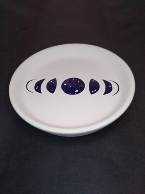 Cosmic Moon Phases Trinket Dish Celestial Crescent Moon Stars Space Galaxy Home Decor Room Decor Gift
