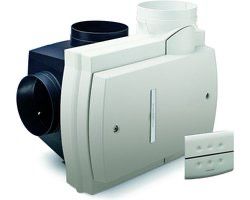 Orcon Compact-10RHB ventilator met RF bediening en vochtsensor