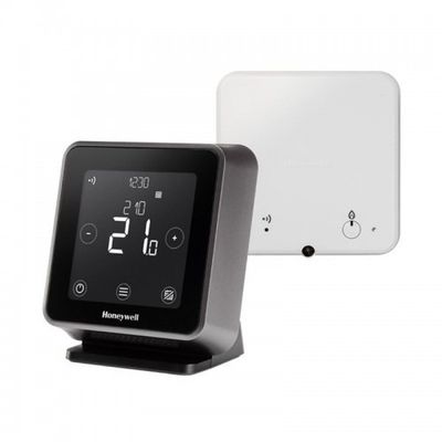 Honeywell Home T6R Slimme WiFi Thermostaat Draadloos Zwart – OpenTherm &amp; Aan/Uit – Y6H910RW4013