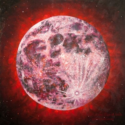 Mother Moon Oil Painting