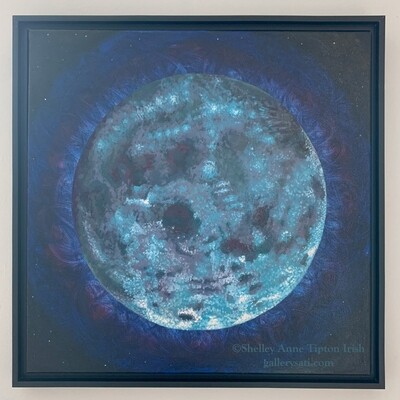 Pruning Moon Oil Painting