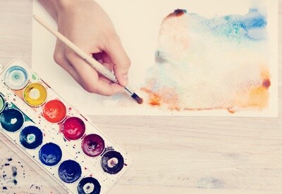 Group Watercolor - 30 days - Wednesdays at 4 pm - (9/17/25 - 12/3/25)