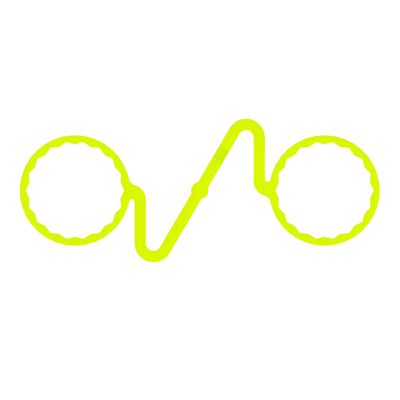 33mm Wheel Nut Retainer Double Link - (20 Pack) A 33mm fluorescent yellow double link wheel nut retainer with a flat base to suit steel rims