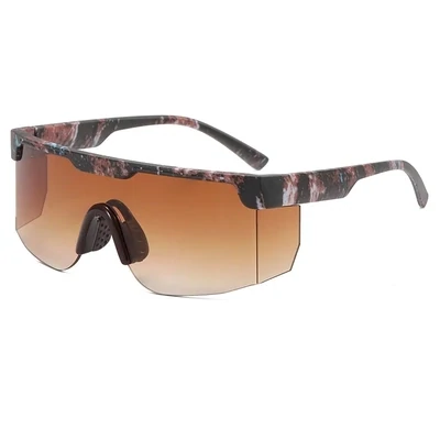 2024 Luxury Biking Cycling Outdoor TR90 UV400 Eyewear Diving Glasses Windproof PC Polarized Oversized Sport Sunglasses