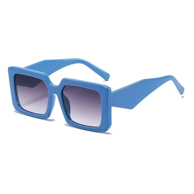 Lezaza Trendy Square Unisex Retro Rivet Male Eyewear Brand Designer Custom Frame Sunglasses