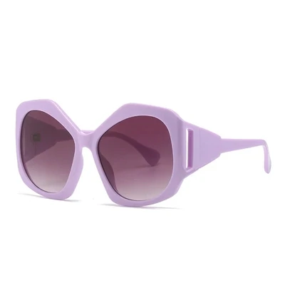 Lezaza 1222 Oversized Cat Eye Glasses Colorful Summer Shades Sunglasses