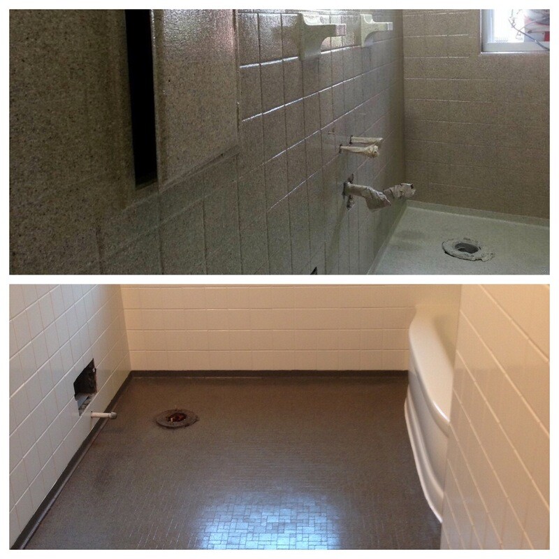 Liquid Granite Shower Floor