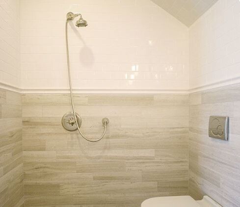 Entire Bathroom - In The Liquid Porcelain Fresh Baked Porcelain Look and Feel