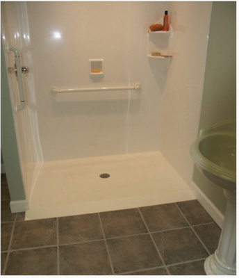 Marble Barrier Free Shower Pan