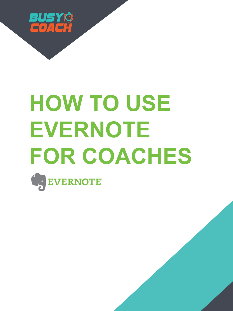 How To Use Evernote For Coaches by Theresa Beeckman