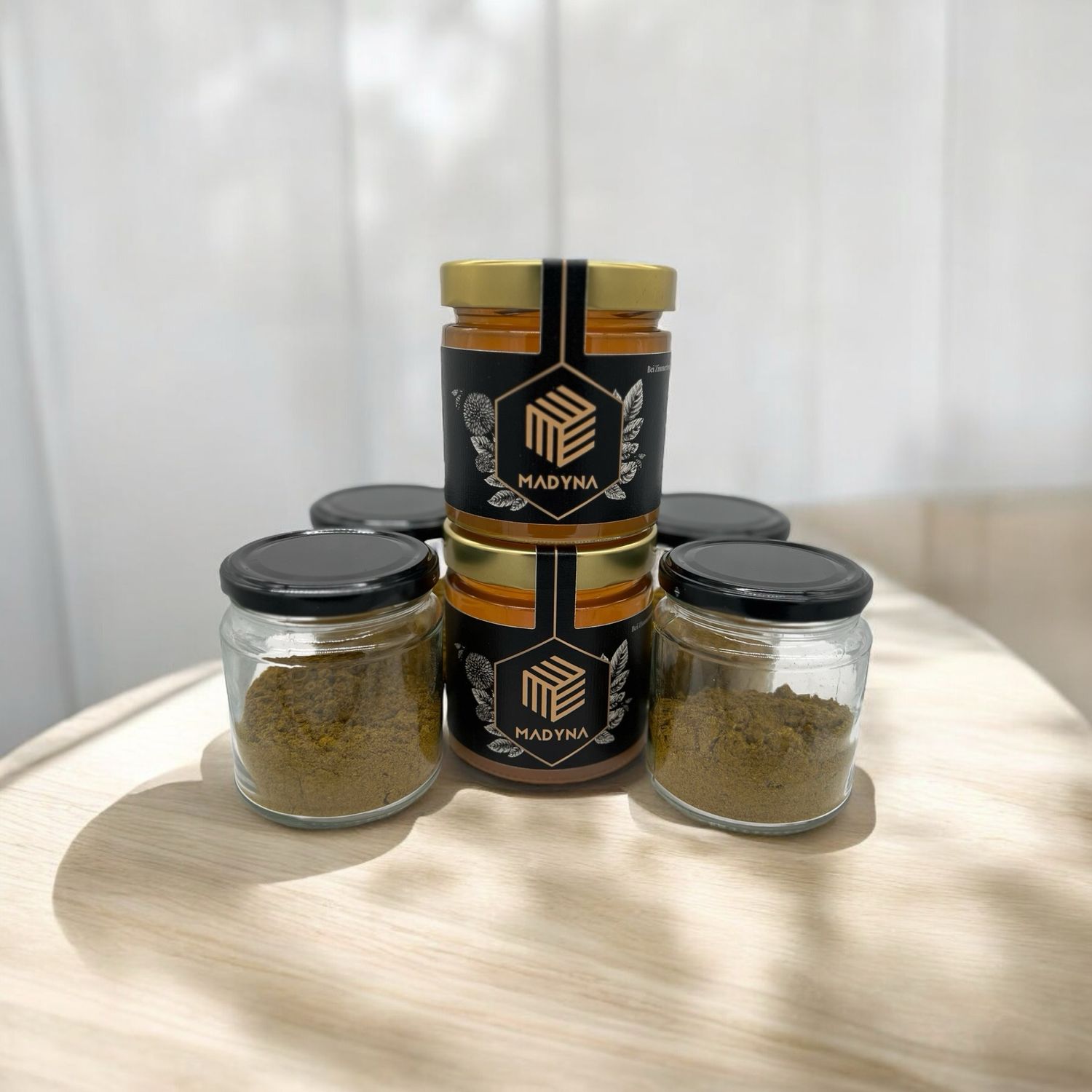 Madyna Gewürzset, 2x Honig+4xGewürze 