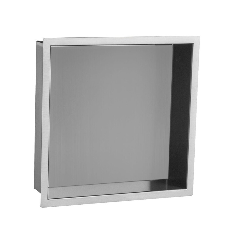 Just Taps Inwall shower niche 300mm x 300mm x 80mm chrome chrome