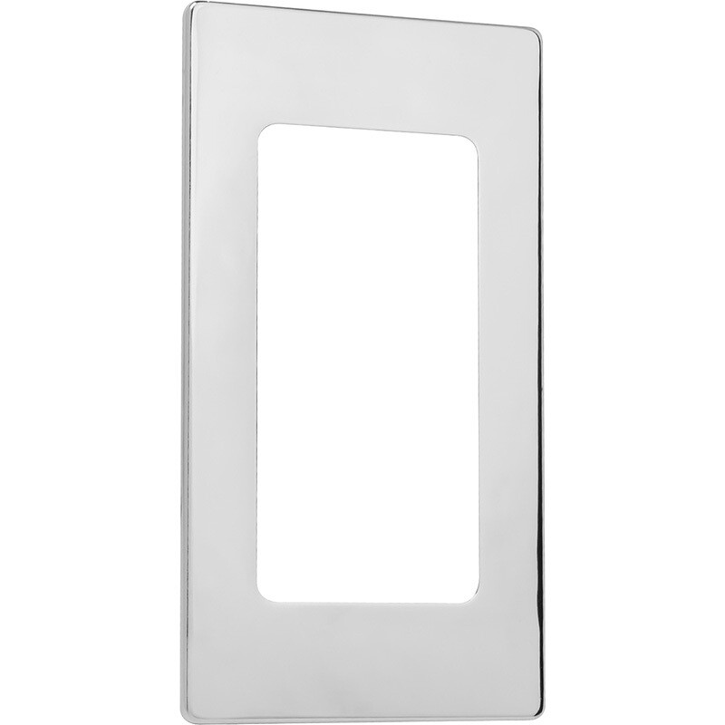 ProofVision Optional Face Plate For PV10-P Toothbrush Chargers Polished Steel
