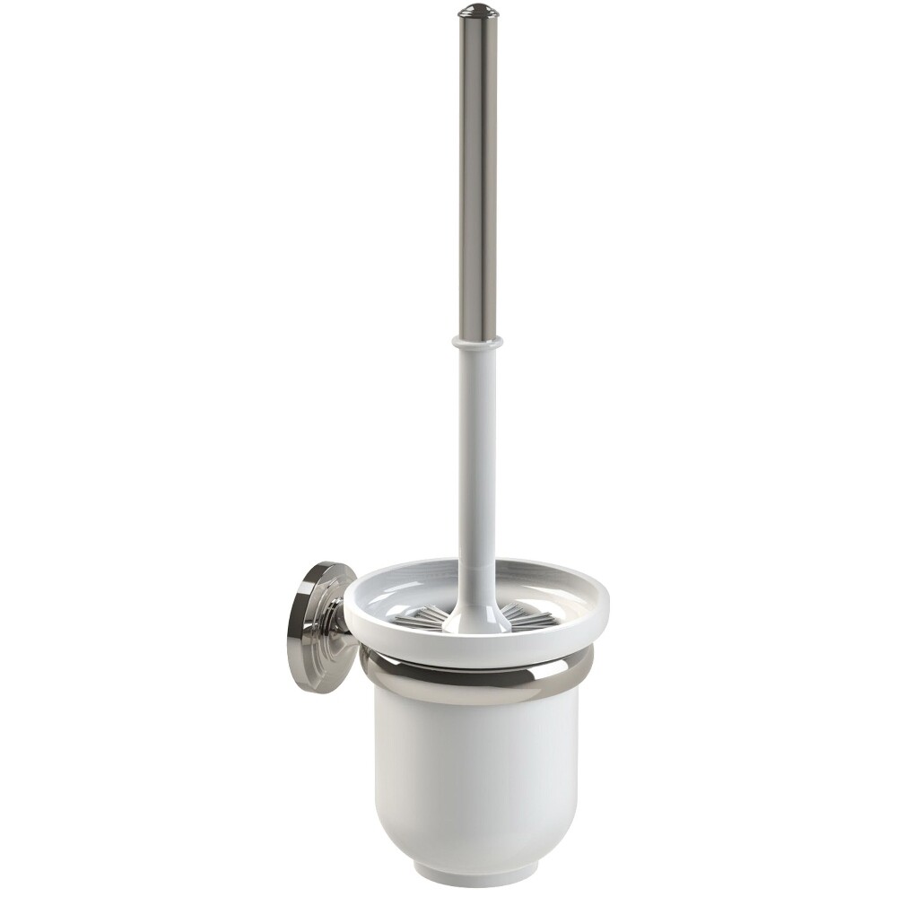 Miller Oslo toilet brush set polished nickel