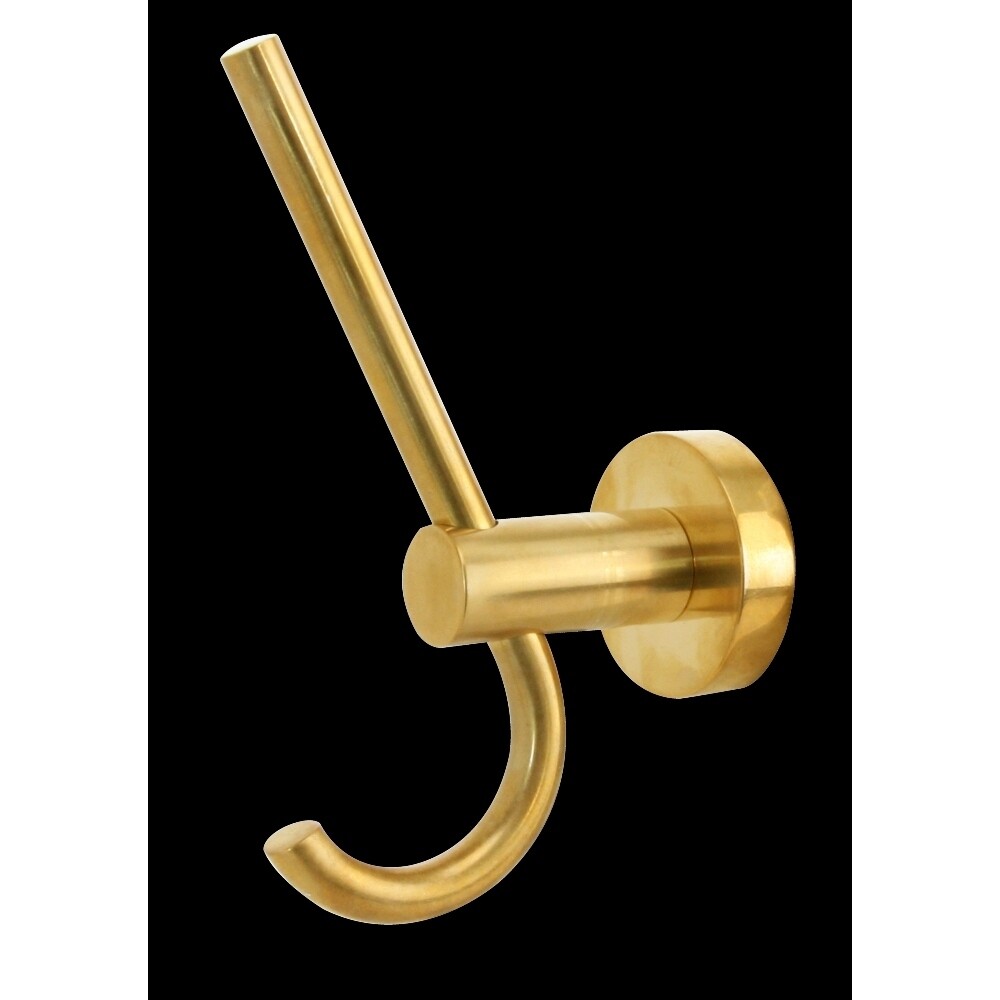 Miller Bond double hook polished brass