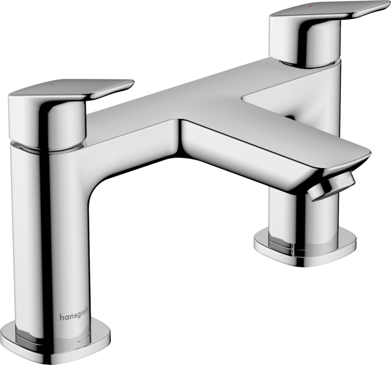 Hansgrohe Logis 2-Hole Rim Mounted Bath Mixer Chrome