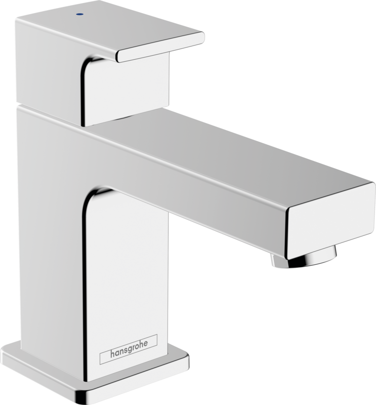 Hansgrohe Vernis Shape Pillar Tap 70 For Cold Water Without Waste Set Chrome