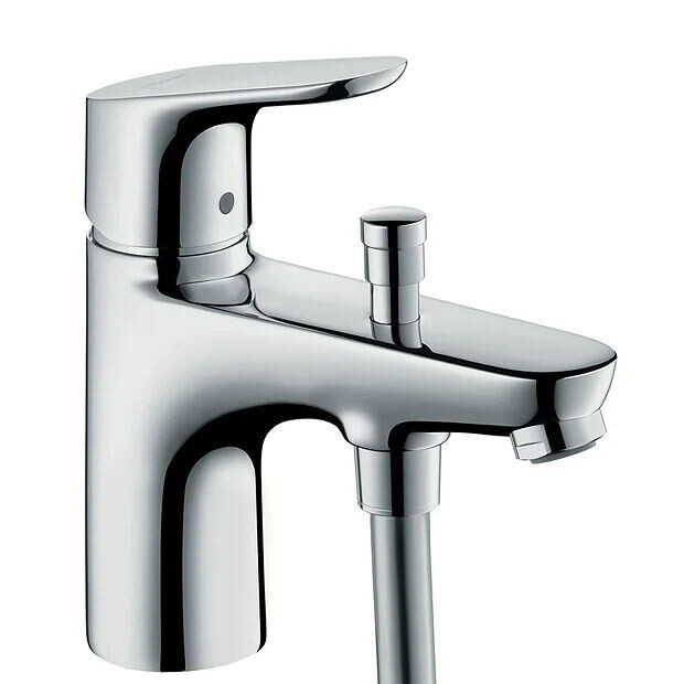 Hansgrohe Focus Monotrou Bath Shower Mixer &amp; Kit Chrome