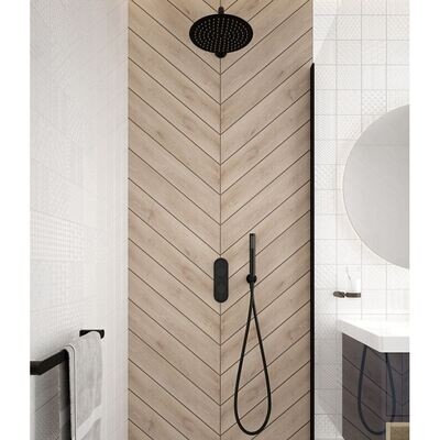 Special Offer Concealed Thermostatic Dual Shower System Matt Black