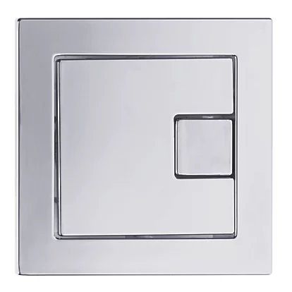 Woodstock Dual Flush Pneumatic Push Button Actuator Chrome