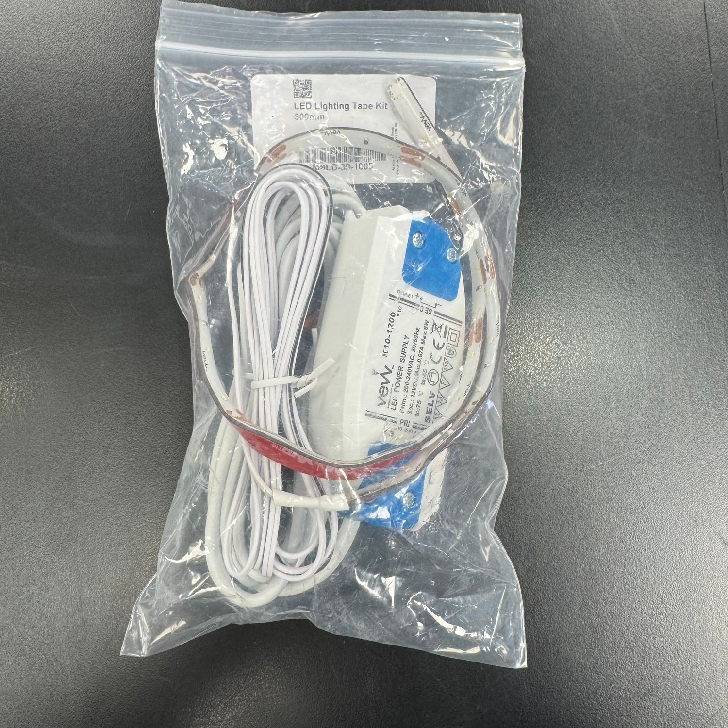 Ex-Stock Abacus Led Lighting Tape &amp; Driver Kit - 500mm - Ip65 - 4.8w - Daylight