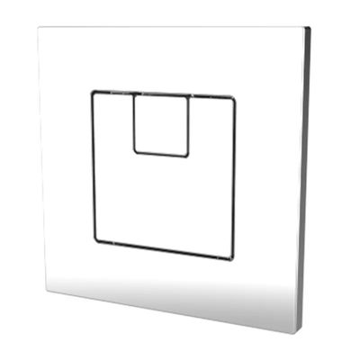 Ex-Stock Thomas Dudley Piazza Square Push Button 73.5mm Chrome (Compatible With Vantage Cisterns)