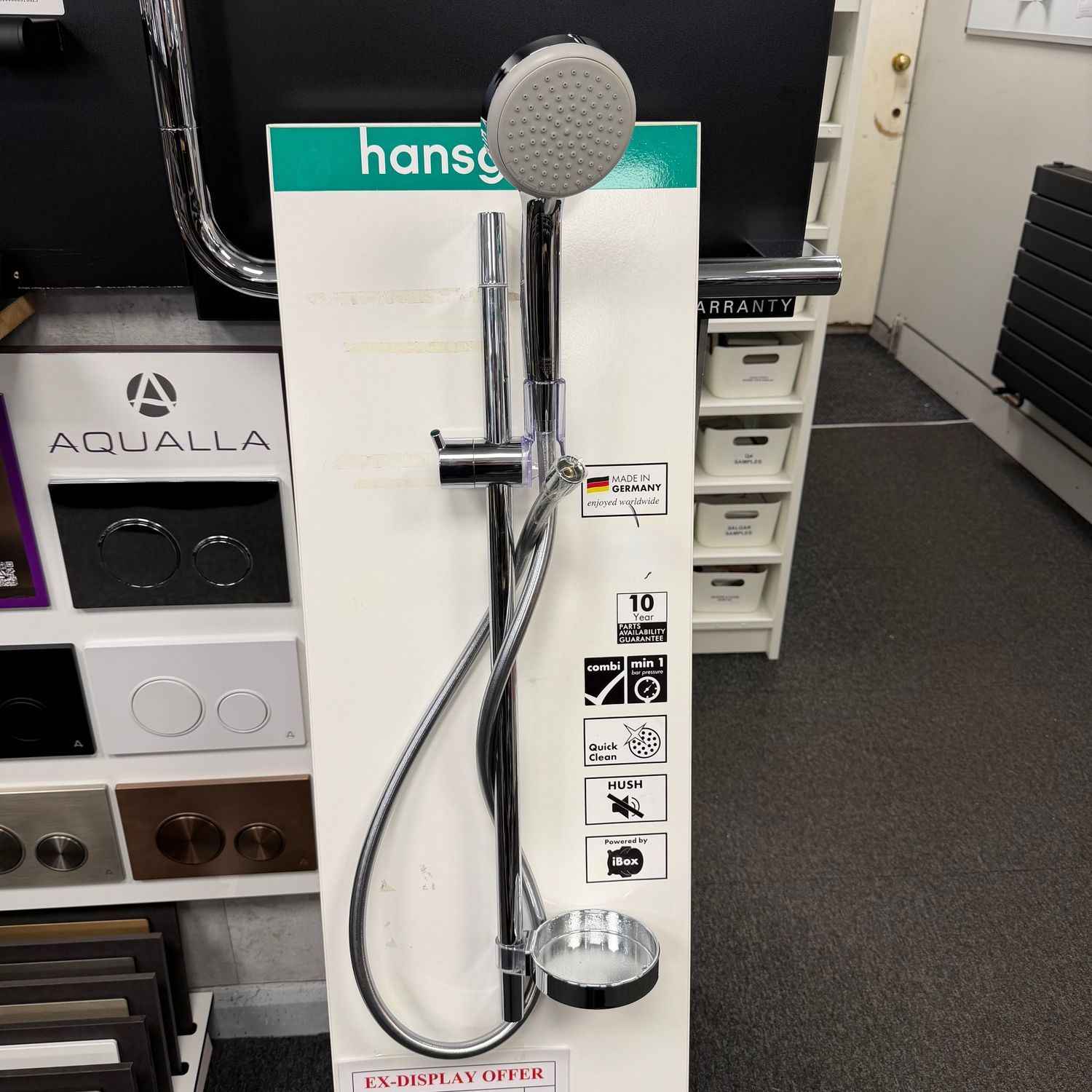 Ex-Display Hansgrohe Crometta 100 Vario 900mm Slide Rail Chrome