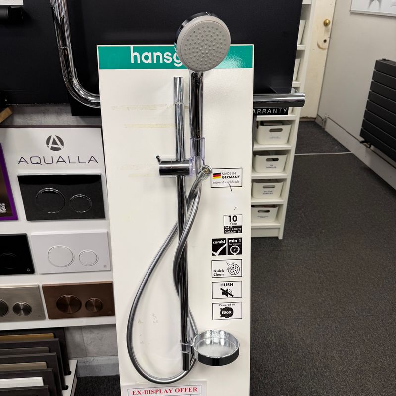 Ex-Display Hansgrohe Crometta 100 Vario 900mm Slide Rail Chrome