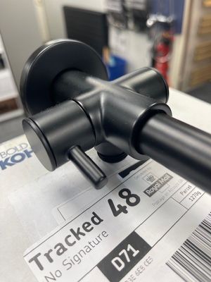 Ex-Stock Kohler Mira Fixed Shower Wall Arm With Diverter Matt Black