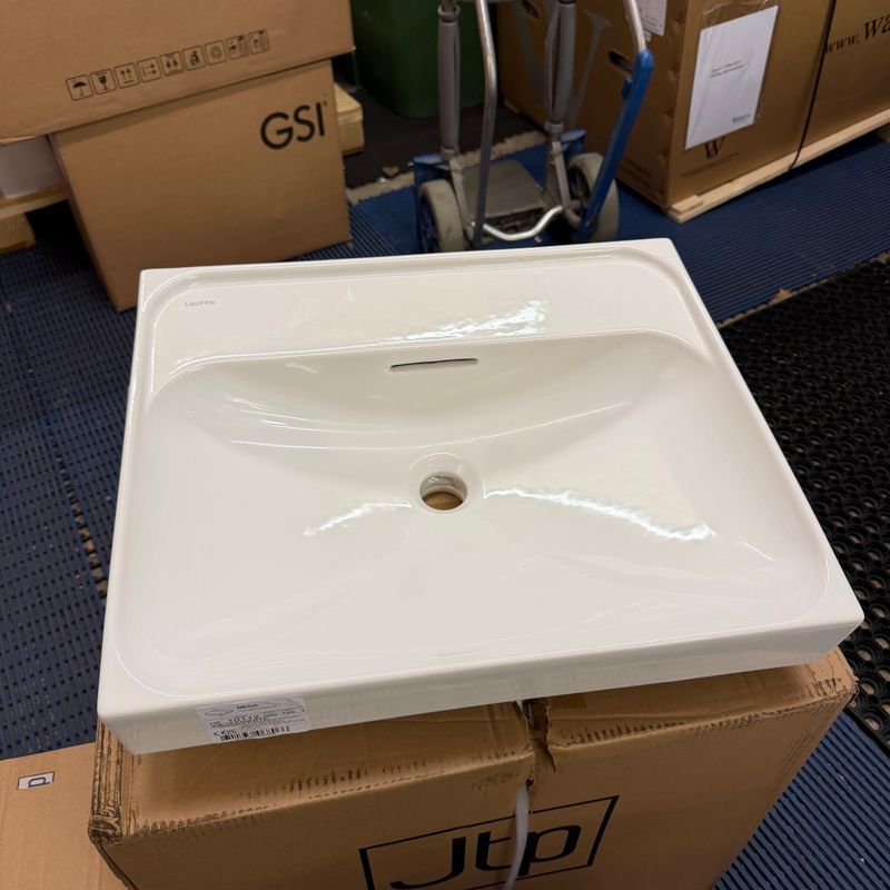 Ex-Display Laufen Meda 550mm Ceramic No Tap Hole Basin White