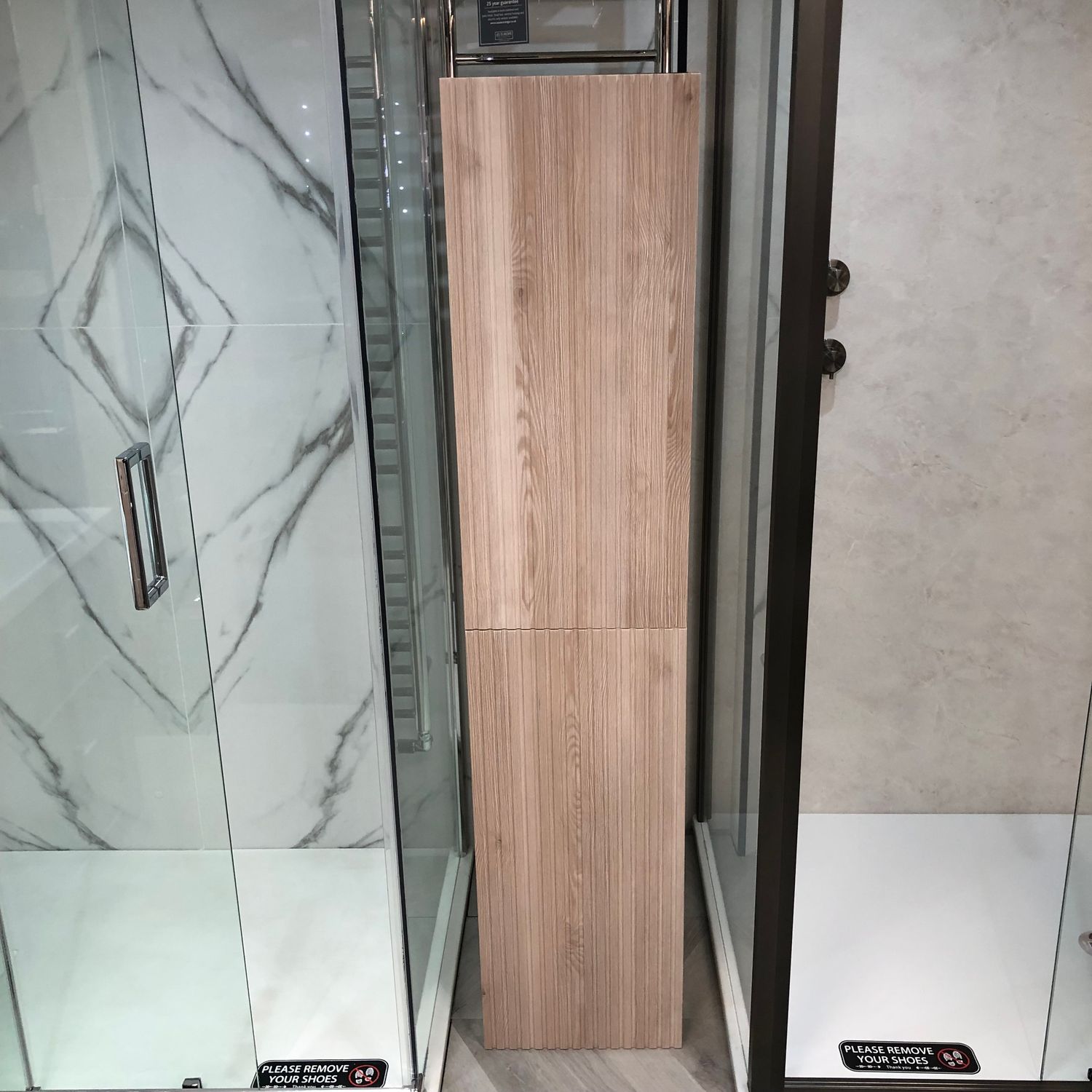 Ex-Stock Salgar Biba 1600x350mm 2 Door Tall Unit Natural