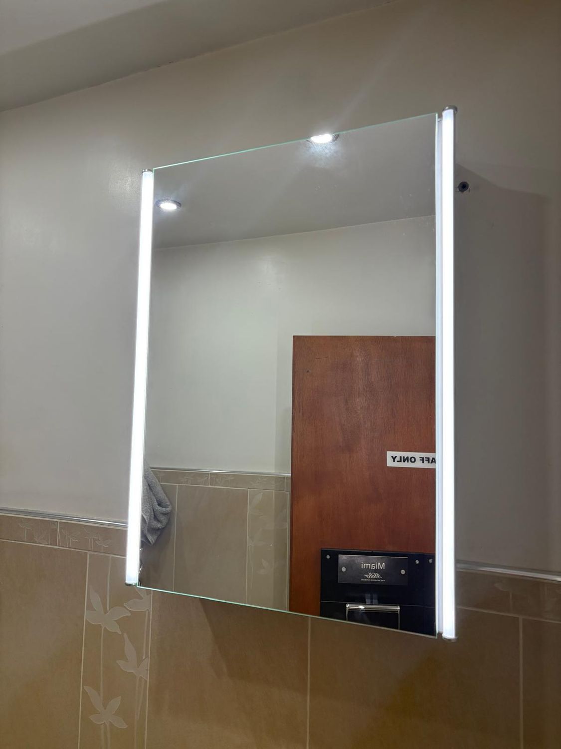 Ex-Display Tavistock 500mm Sleek Illuminated Bathroom Cabinet