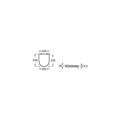 Ex-Stock Roca Ona Soft Close Toilet Seat