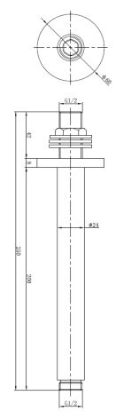 Ex-Stock Sonas Round Ceiling Shower Arm 200mm Brushed Nickel