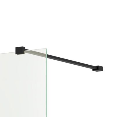 Ex-Stock MyLife Emmi Wetroom Panel Bracing Bar For 8mm Glass - Black