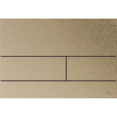 Ex-Stock TECEsquare II Metal Toilet Flush Plate, Brushed Warm Nickel (Anti-Fingerprint)