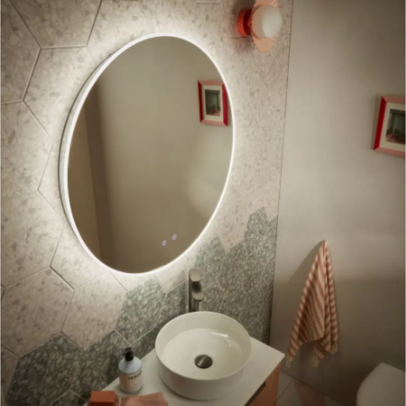 Ex-Stock R2 Levitate 800 Round Bathroom Mirror