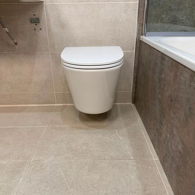 Ex-Display Crosswater Mada Round Wall Hung Pan Rimless Inc Seat And Fixings