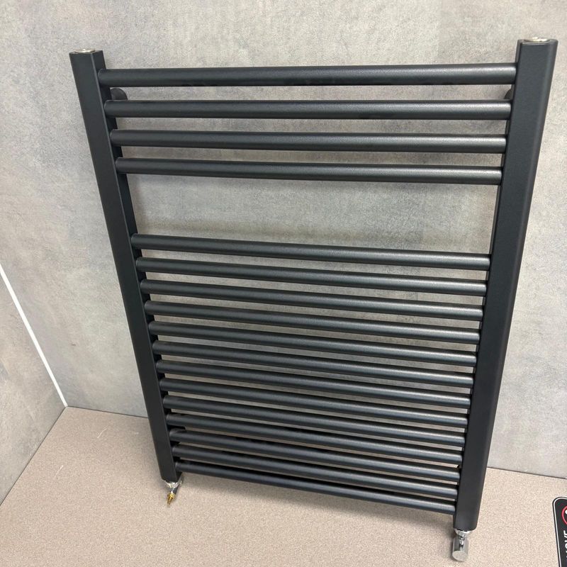 Ex-Display Bisque Deline 786mm x 500mm Towel Warmer Volcanic