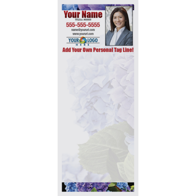 Full Color Custom Notepads | Hydrangeas