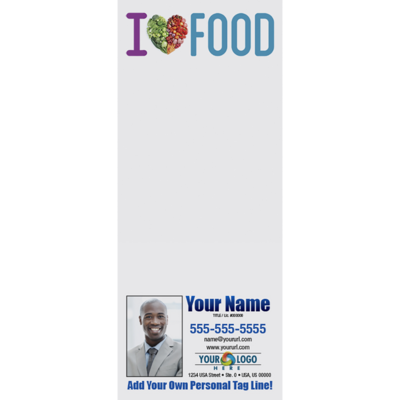 Full Color Custom Notepads| I Heart Food
