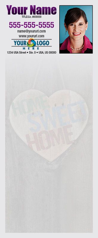 Full Color Custom Notepads | Home Sweet Home Sign, Lines?: Please Choose, Page Count: 25 Sheets per pad, Quantity: 250