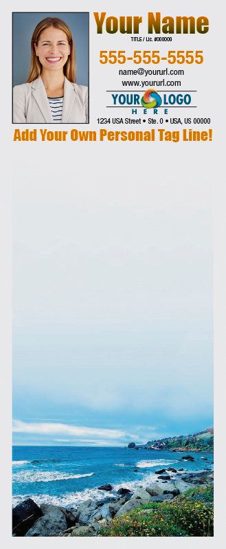 Full Color Custom Notepads | Daisy&#39;s Coastline, Lines?: Please Choose, Page Count: 25 Sheets per pad, Quantity: 250