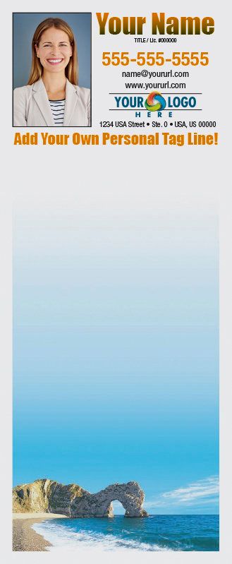 Full Color Custom Notepads | Sea Arch, Lines?: Please Choose, Page Count: 25 Sheets per pad, Quantity: 250