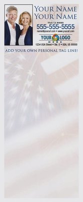 Full Color Custom Notepads | American Flag Fireworks