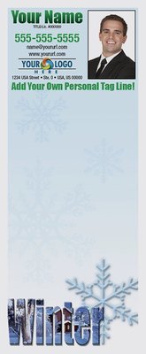 Full Color Custom Notepads | Winter Snowflake